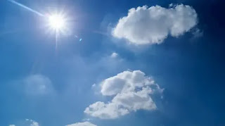 太陽と雲